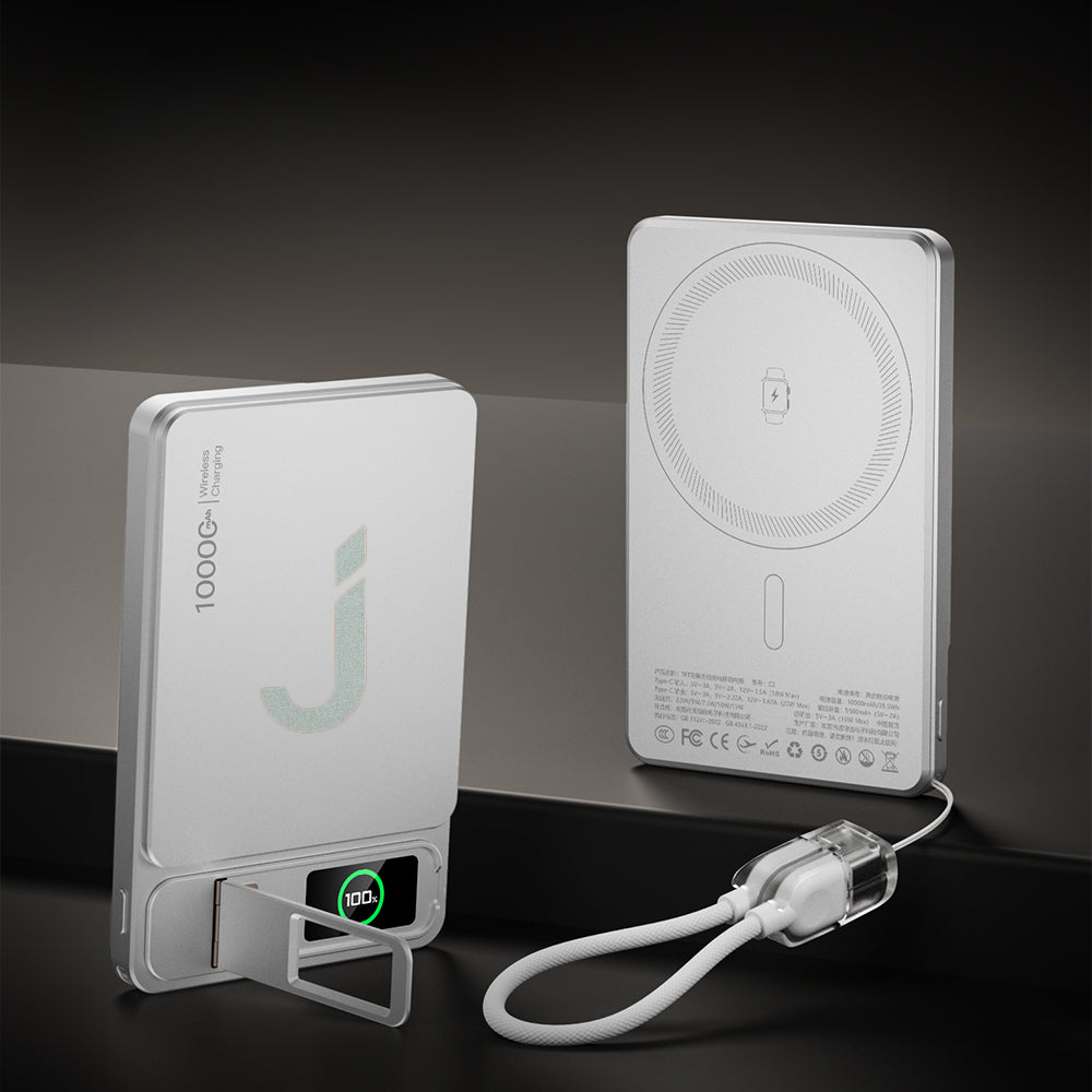 Batterie Externe Universelle 5000mAh/10000mAh - MageSafe - Compatible Iphone, Android & type-C - 3en1