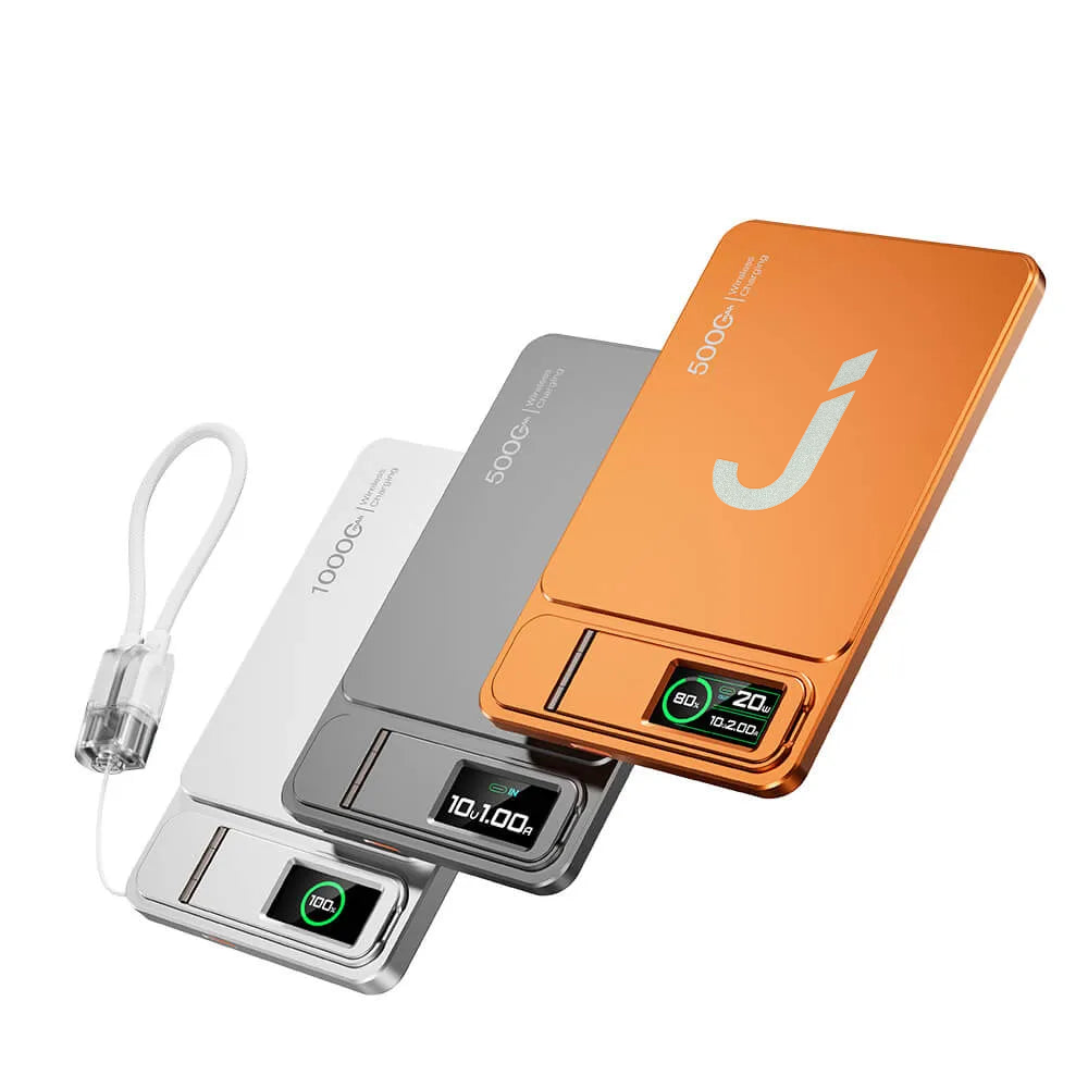 Batterie Externe Universelle 5000mAh/10000mAh - MageSafe - Compatible Iphone, Android & type-C - 3en1